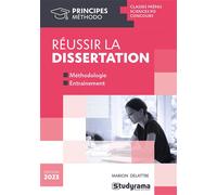 Réussir la dissertation - Collectif - Studyrama Eds - broché - Scolaire / Universitaire