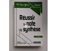 Réussir la note de synthèse