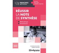 Réussir la note de synthèse - Gilbert Guislain - Studyrama Eds - broché - Guide