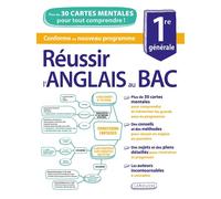 Réussir l'anglais au Bac 1re générale – Plus de 30 cartes mentales – Larousse – Occasion