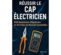 Réussir le CAP électricien 500 questions réponses: 20 fiches de révision détaillées