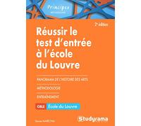 Réussir le test d'entrée à l'école du Louvre: Panorama de l'histoire des arts, méthodologie, entraînement