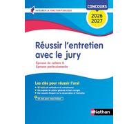 Réussir l'entretien avec le Jury - Concours Fonction publique 2026-2027 - Catégories A, B et C - Oral