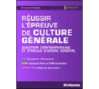 Réussir l'épreuve de culture générale Question comtemporaine et epreuve d'ordre général - Emmanuel Caquet - Studyrama Eds - broché - Scolaire / Universitaire