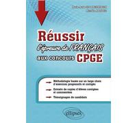 Réussir l'épreuve de français aux concours CPGE - (de) Langenhagen - Ellipses - broché - Scolaire / Universitaire