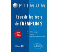 Réussir les tests de Tremplin 2 - Hubert Silly - Ellipses - broché - Scolaire / Universitaire