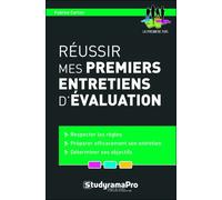 Réussir mes premiers entretiens d'évaluation - Fabrice Carlier - Studyrama Eds - broché - Guide