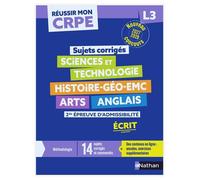 Réussir mon CRPE - 2e épreuve d'admissibilité L3 écrit Annales 2027 - Léo Lecardonnel - Nathan - broché - Scolaire / Universitaire