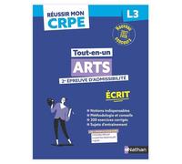 Réussir mon CRPE Arts 2e épreuve d'admissibilité L3 écrit 2027 - Hervé Thibon - Nathan - broché - Scolaire / Universitaire