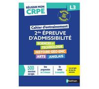 Réussir mon CRPE Cahier d'entrainement seconde épreuve écrite d'admissibilité L3 - 2027 2028 - Léo Lecardonnel - Nathan - broché - Scolaire / Universitaire
