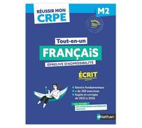 Réussir mon CRPE Français 1e épreuve d'admissibilité M2 écrit 2027 - Anne-Rozenn Morel - Nathan - broché - Scolaire / Universitaire