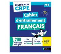 Réussir mon CRPE - Français M2 cahier d'entrainement 2027-2028 - Anne-Rozenn Morel - Nathan - broché - Scolaire / Universitaire