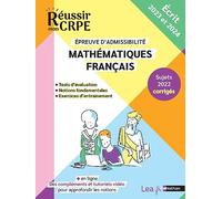 Réussir mon CRPE - Mathématiques + Français admissibilité écrit - 2023-2024 - M1 M2 - Concours Professeur des écoles