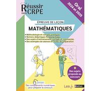 Epreuve orale Leçon - Mathématiques - CRPE 2024 et 2025 Daniel Motteau (Directeur éditorial), Claude Jegaden (Auteur)