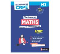 Réussir mon CRPE Maths 1e épreuve d'admissibilité M2 écrit 2027