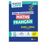 Réussir mon CRPE - Maths Français L3 cahier d'entrainement 2027-2028 - Anne-Rozenn Morel - Nathan - broché - Scolaire / Universitaire