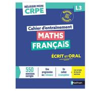 Réussir mon CRPE - Maths Français L3 cahier d'entrainement 2027-2028 - Anne-Rozenn Morel - Nathan - broché - Scolaire / Universitaire