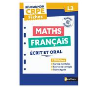 Réussir mon CRPE - Maths Français L3 écrit Fiches 2027 - Anne-Rozenn Morel - Nathan - broché - Scolaire / Universitaire