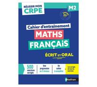 Réussir mon CRPE - Maths Français M2 cahier d'entrainement 2027-2028 - Saïd Chermak - Nathan - broché - Scolaire / Universitaire