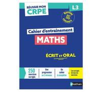 Réussir mon CRPE - Maths L3 cahier d'entrainement 2027-2028 - Daniel Motteau - Nathan - broché - Scolaire / Universitaire