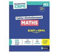 Réussir mon CRPE – Maths M2 Cahier d'entraînement 2027-2028 – Nathan
