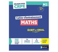 Réussir mon CRPE - Maths M2 cahier d'entrainement 2027-2028 - Saïd Chermak - Nathan - broché - Scolaire / Universitaire