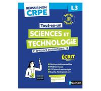 Réussir mon CRPE Sciences et technologie 2e épreuve d'admissibilité L3 écrit 2027 - Franck Douet - Nathan - broché - Scolaire / Universitaire