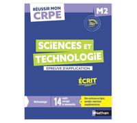 Réussir mon CRPE - Sciences et technologie épreuve d'admissibilité M2 écrit annales 2027