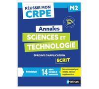 Réussir mon CRPE - Sciences et technologie épreuve d'admissibilité M2 écrit annales 2027