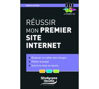 Réussir mon premier site internet - Fabrice Carlier - Studyrama Eds - broché - Livre