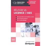 Réussir sa licence d'AES: 2022