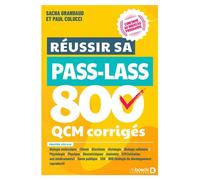 Réussir sa PASS LAS - 880 QCM corrigés Conforme au nouveau programme - Sacha Grandaud - De Boeck Supérieur - broché - Scolaire / Universitaire
