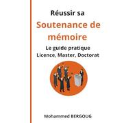 Réussir sa soutenance de mémoire
