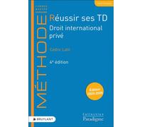 Réussir ses TD - Droit international privé - Cédric Latil - Bruylant - broché - Scolaire / Universitaire