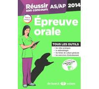 Réussir son concours AS/AP: Epreuve orale