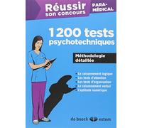 Réussir son concours Paramédical - 1200 tests psychotechniques