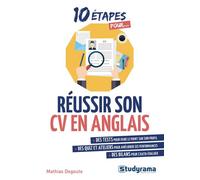 Réussir son CV en anglais Des tests des quiz et ateliers des bilans - Mathias Degoute - Studyrama Eds - broché - Méthode de langue