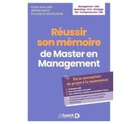 Réussir Son Mémoire De Master En Management