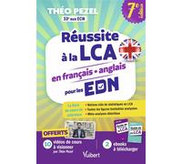 Réussite à la LCA en français-anglais pour le concours EDN Offert : 10 vidéos explicatives offertes et 2 ebooks (pour débuter et pour se perfectionner) - Théo Pezel - Vuibert - broché - Scolaire / Uni
