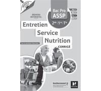 Réussite ASSP - Entretien - Service - Nutrition Bac Pro ASSP 2de 1re Tle Ed.2022 corrigé - Collectif - Foucher - broché - Scolaire / Universitaire
