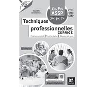 Réussite ASSP - TECHNIQUES PROFESSIONNELLES - Bac Pro ASSP - Ed. 2023 - Corrigé