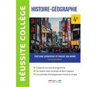 Réussite collège histoire-géographie 4e - Collectif - Rue Des Ecoles - broché - Scolaire / Universitaire