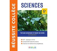 Réussite collège sciences 6e