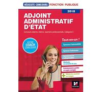 Réussite Concours - Adjoint Administratif d'Etat - Catégorie C - 2018 - Préparation complète