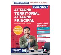 Réussite Concours - Attaché territorial, Attaché principal Cat. A - 2026-2027 - Préparation complète
