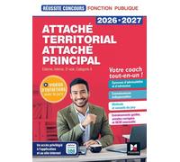 Réussite Concours - Attaché territorial, Attaché principal Cat. A - 2026-2027 - Préparation complète - Christine Drapp - Foucher - broché - Scolaire / Universitaire
