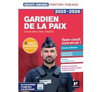 Réussite Concours - Gardien de la paix - 2025-2026- Préparation complète