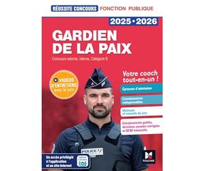 Réussite Concours - Gardien de la paix - 2025-2026- Préparation complète