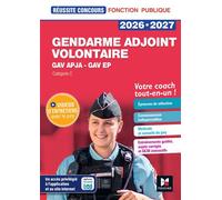 Réussite Concours - Gendarme adjoint volontaire - APJA et EP- 2026-2027 - Préparation complète - Philippe Alban - Foucher - broché - Scolaire / Universitaire