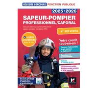 Réussite Concours Sapeur-pompier professionnel/caporal - 2025-2026 - Préparation complète Tout-en-un - Joël François - Foucher - broché - Scolaire / Universitaire